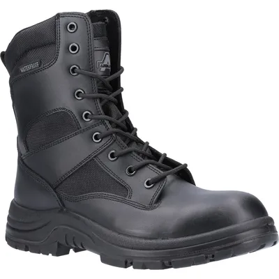 Amblers Safety Combat Hi-Leg Waterproof Metal Free Boot WR SRC