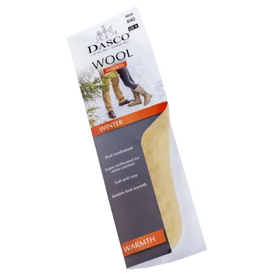 Dasco Lambs Wool Insole 6 Pack