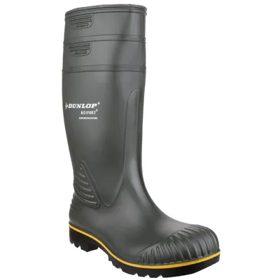 Dunlop Acifort Heavy Duty Non Safety Wellington FO SRA