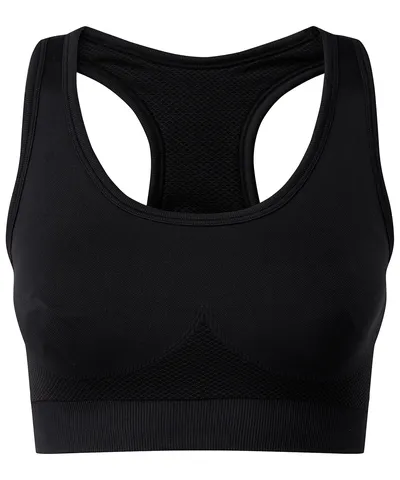 Tridri® seamless 3D fit" multi-sport sculpt solid colour bra"