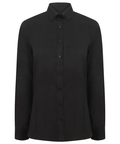 Women's modern long sleeve Oxford shirt
