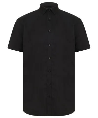 Modern short sleeve Oxford shirt