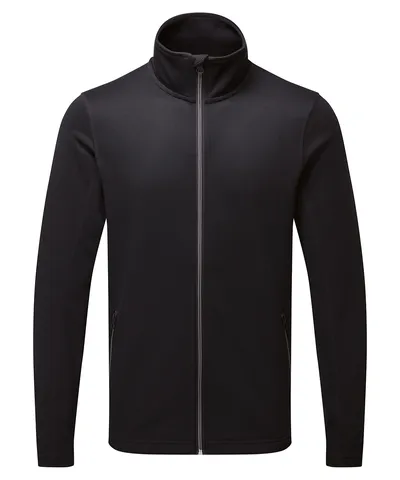 Men's spun dyed sustainable zip-through sweatshirt