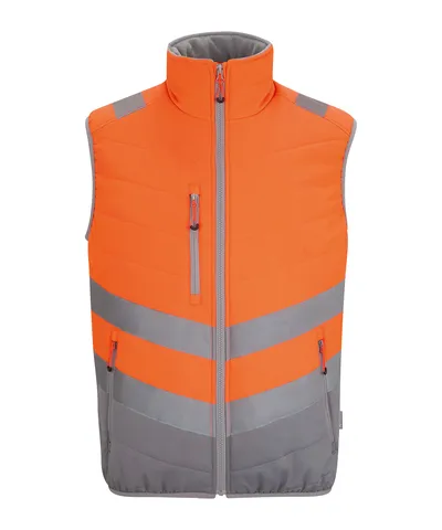 Hi-vis two-tone thermal bodywarmer