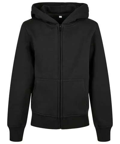 Organic kids basic zip hoodie