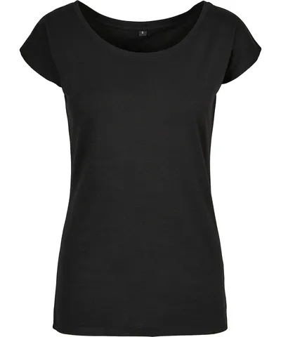 Women's wide neck tee