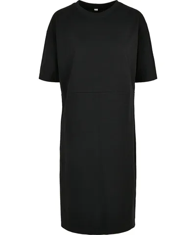 Women's organic oversizes slit tee dress
