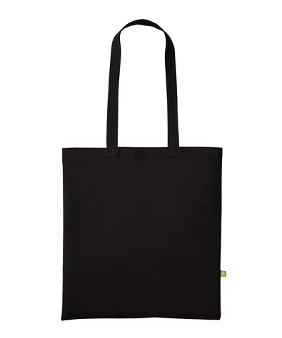 Organic cotton shopper long handle