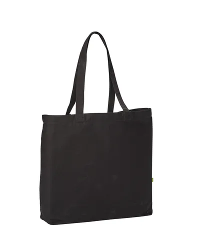 Organic canvas ‘flat base’ landscape shopper