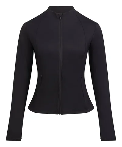 Women’s recycled tech-zip jacket