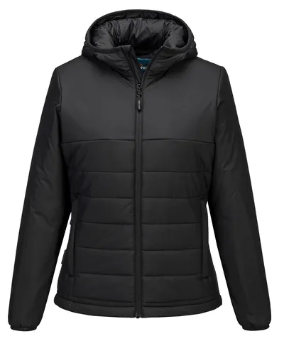 Women’s professional hooded insulated baffle jacket (S613)