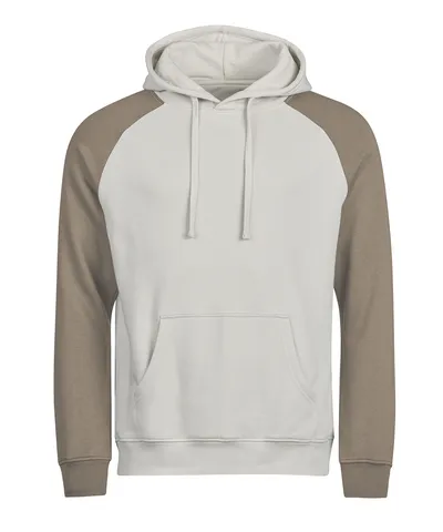 UNLABELED two-tone hooded sweatshirt (5156)