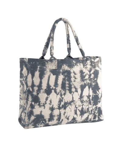 Tie-dye canvas tote bag