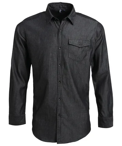 Jeans stitch denim shirt