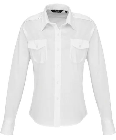 Women's long sleeve pilot shirt