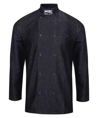 Denim chef's jacket
