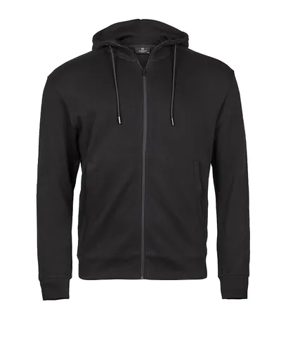 Ribbed interlock hooded full-zip (5508)