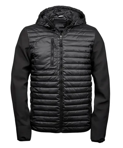 Hooded crossover jacket (9628)