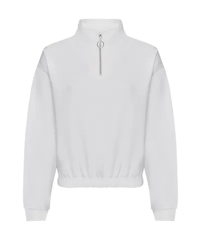 Women's cropped ¼-zip sweat