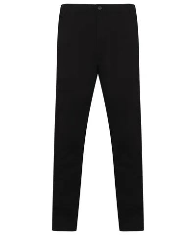 Stretch chinos with flex waistband