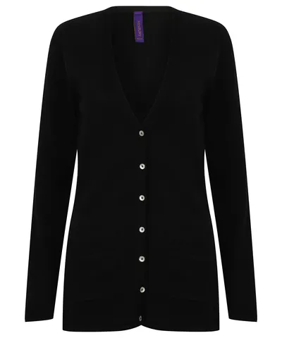 Women's v-button cardigan