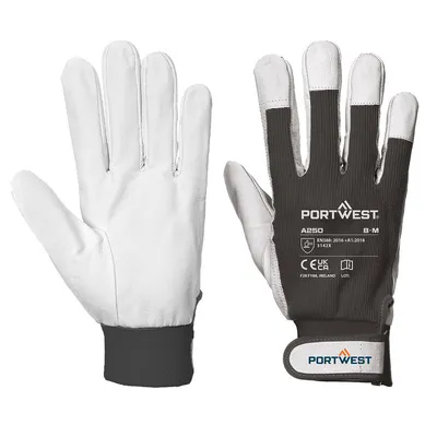 Leather 110 Grain Palm Mechanical Glove