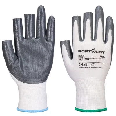 Grip 13 Nitrile 3 Fingerless Glove (Pk 12)