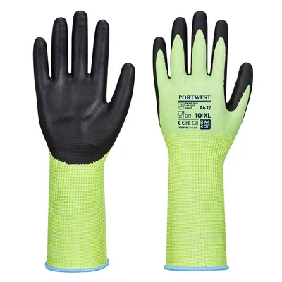 Cut D13 Nitrile Green Long Cuff Glove