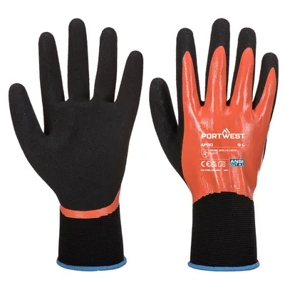 Grip 13 Nitrile Foam Aqua Glove