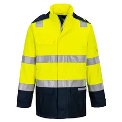 Bizflame Rain+ Hi-Vis Multi-Norm Contrast FR Jacket, front