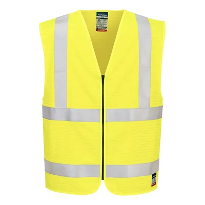 Bizflame Hi-Vis FR Zip Vest