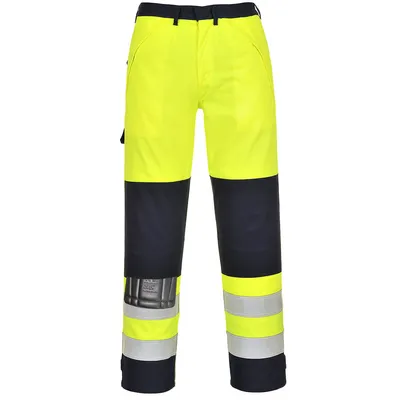 Bizflame Work Hi-Vis Multi-Norm Contrast FR Trousers