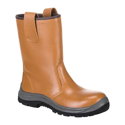 Steel Action Leather Rigger Boot S1P HRO SRC CI