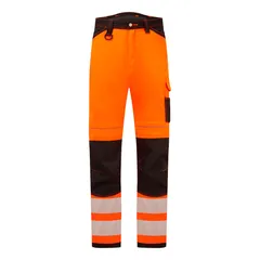PW3 Hi-Vis Lightweight Stretch Work Trousers, front