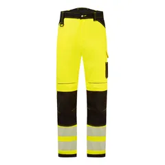 PW3 Hi-Vis Lightweight Stretch Work Trousers, front