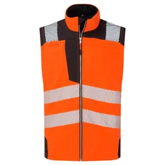 PW3 Hi-Vis Softshell Gilet (3L), front