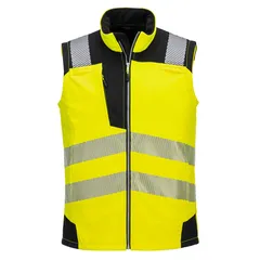 PW3 Hi-Vis Softshell Gilet (3L), front