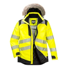 PW3 Hi-Vis Winter Parka Jacket, front
