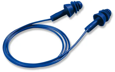 Uvex Whisper+ Detectable Corded Ear Plugs