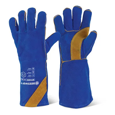 Beeswift Cat2 High Quality Welders Gauntlet Gloves 16" (Pack of 10)