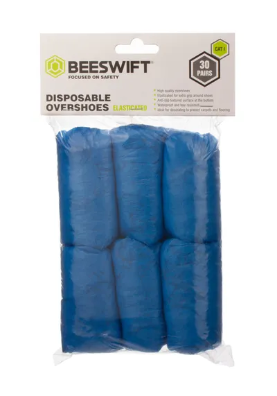 Beeswift Disposable Overshoe Covers Pack of 30
