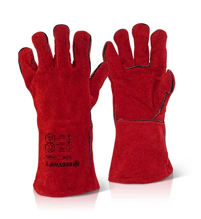 Beeswift Welders Gauntlet Gloves 14" (Pack of 10)
