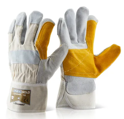 Beeswift Canadian Double Palm High Quality Rigger Gloves (Pack of 10)