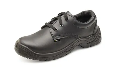 Beeswift Smooth Leather Tie Shoe