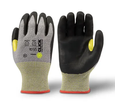 Beeswift Click Hand Protection 13G Nitrile Foam Cut F Glove
