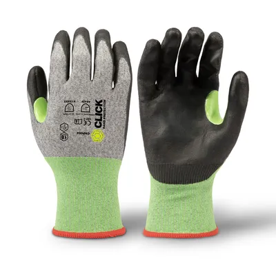 Beeswift Click Hand Protection 18G PU Coated Cut F Glove