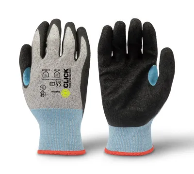 Beeswift Click Hand Protectiono Latex Coated 18G Cut F Glove