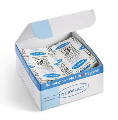 Hygioplast Waterproof Spot Plasters (Pack of 100)