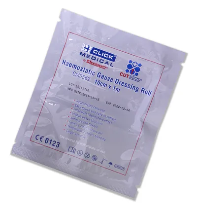 Click Medical Cuteeze Haemostatic Dressing Z Fold