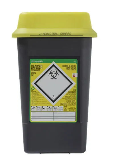 Sharpsafe Sharps Bin 7LTR